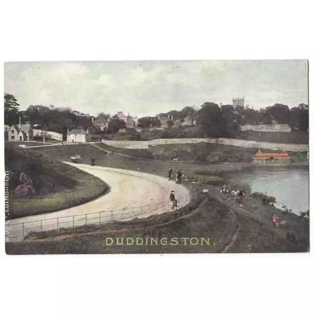 DUDDINGSTON General View of Village, Old Postcard Unused