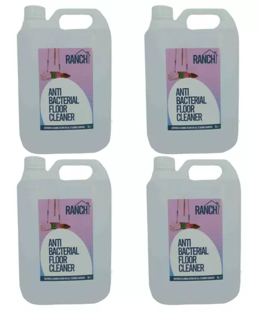 Floor Cleaner Kills 99% Germs Fresh Linen Scent 5L (x2, x3 & x4 Choices) Ranch