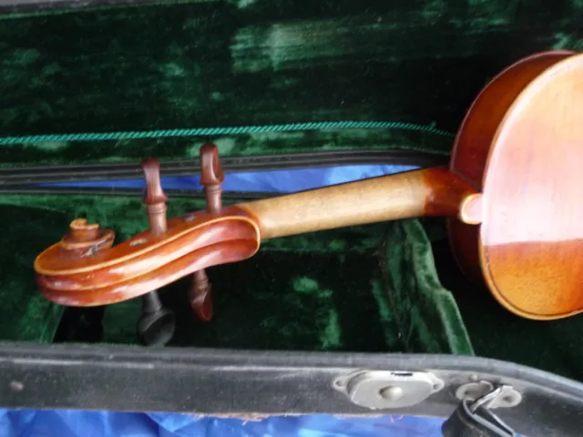 VIOLINE - alte GEIGE mit Transportkoffer - spielbereit, keine  Risse,B 2