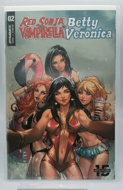 Dynamite Comics Red Sonja & Vampirella meet Betty & Veronica #2 Braga Variant
