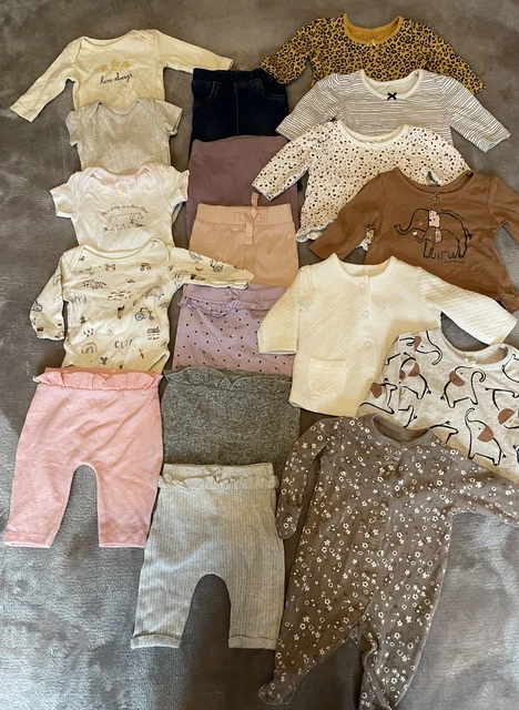 Baby girls age Firstsize clothing bundle