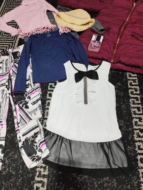 #C85 Enorme pacchetto di vestiti per ragazze 7-8 anni GEORGE NEXT PRIMARK M&S 11