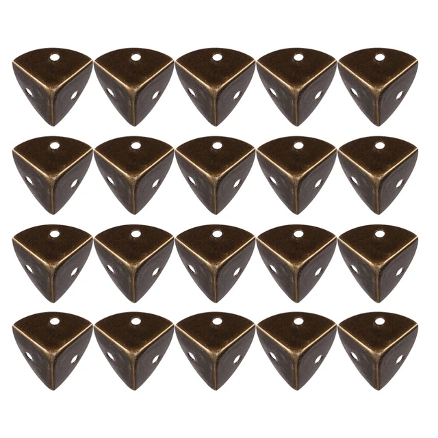 20 Pcs Wooden Box Corner Iron Furniture Protector Dust Corners Stairs