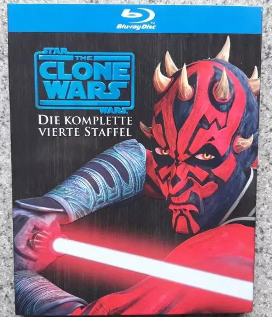 The Clone Wars/Die komplette 4te Staffel/Mit Poster und Schuber/Blu-ray !!!