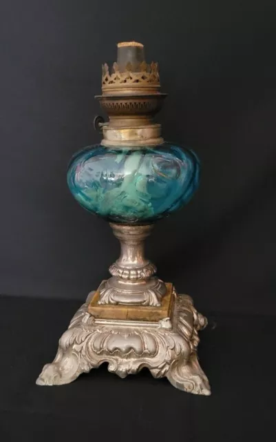 Großer Lampe Öl Antik