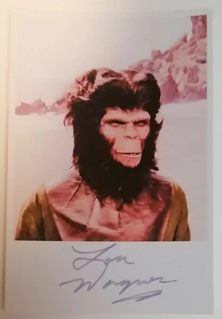 PRINT - 6"X4" Autograph Reprint Lou Wagner Lucius Planet Of The Apes Film SF