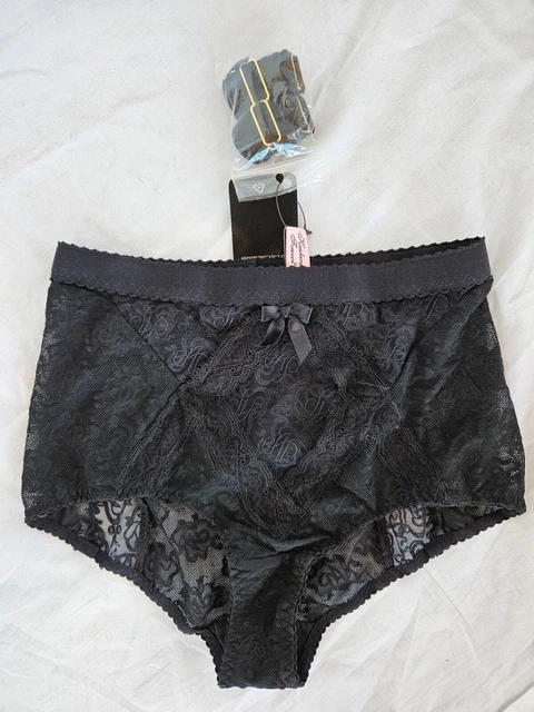Agent Provocateur culotte noir Mercy big Bref taille 1 ou FR34