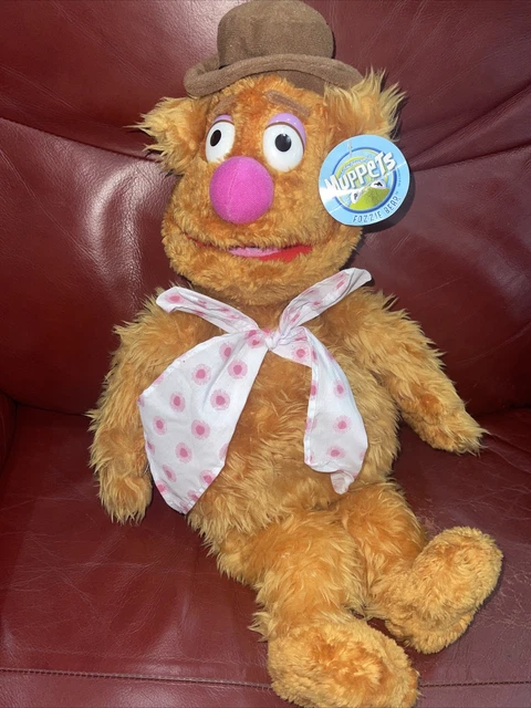 Vintage Muppets Fozzie Bear Soft Plush Toy Jim Henson Nanco 18”