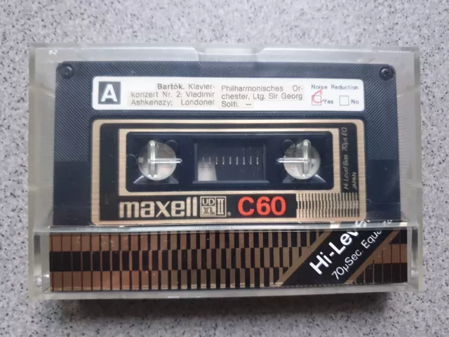 MAXELL Kassette UD XL II 60 Cassetten Audiocassette 60 Min Cassette Tape 