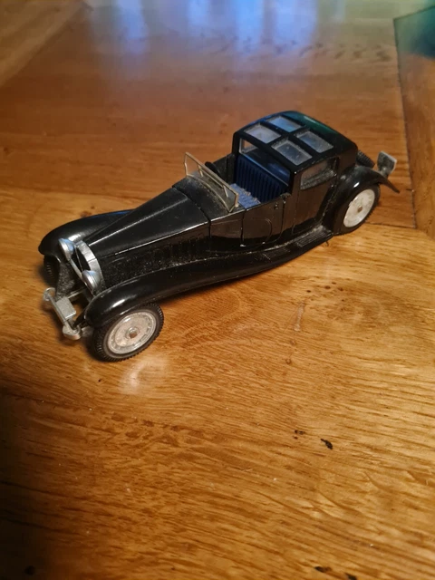Voiture Miniature Bugatti Royale Coupe De Ville 1928 - Solido 1/43, Origine France, Occasion