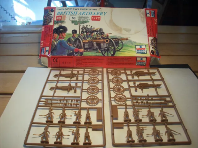 ESCI   british artillery   napoleonic wars,   scala 1/72