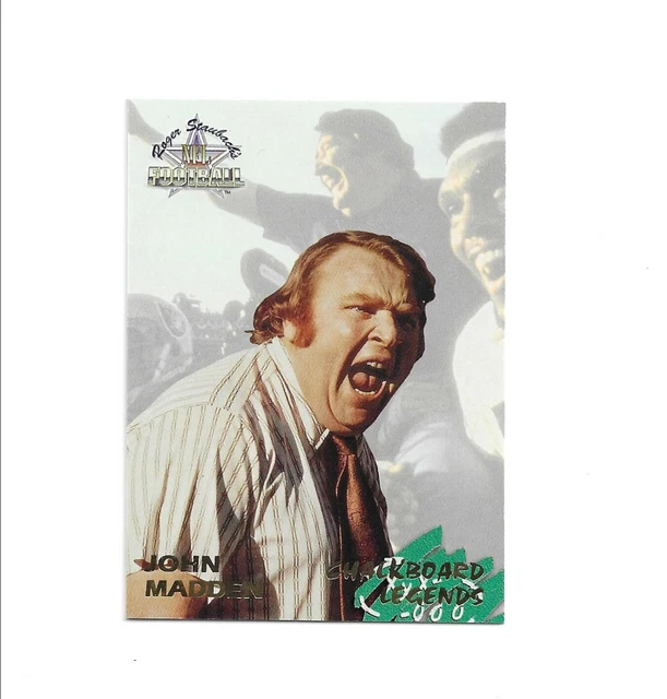 JOHN MADDEN LEGENDARY Hall Of Fame Coach 1994 Ted Williams Card Company 
