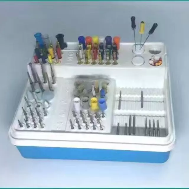 Dental Endodontics Endo Box For RA FG HP CARBIDE/DIAMOND BURS Organizer Autoclav