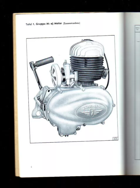 1952 Zundapp Comfort Motorcycle Parts Manual 3