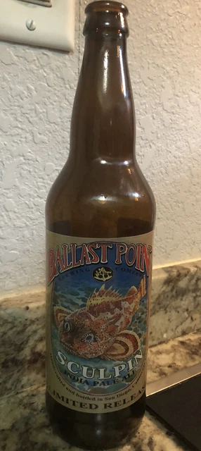 First Edition 2012 Ballast Point Sculpin IPA Bomber 22 Bottle Limited Release