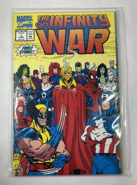 Marvel The Infinity War #1 June 1992 VF/NM- 9.2 1990s First Issue Comic Book