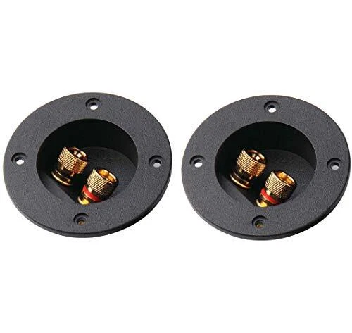 WJMY Bornier Haut Parleur 2 Voies Bornier Enceinte 2pcs Enceinte Terminal Bin...