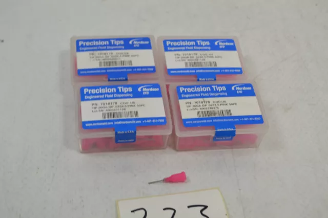 circa 150 pz Nordson EFD Precision Tips 7018178 20GA GP.023x0,5 punte di precisione