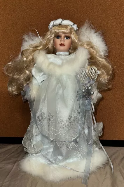 Collector's Choice Genuine Fine Bisque Porcelain Angel Doll with box