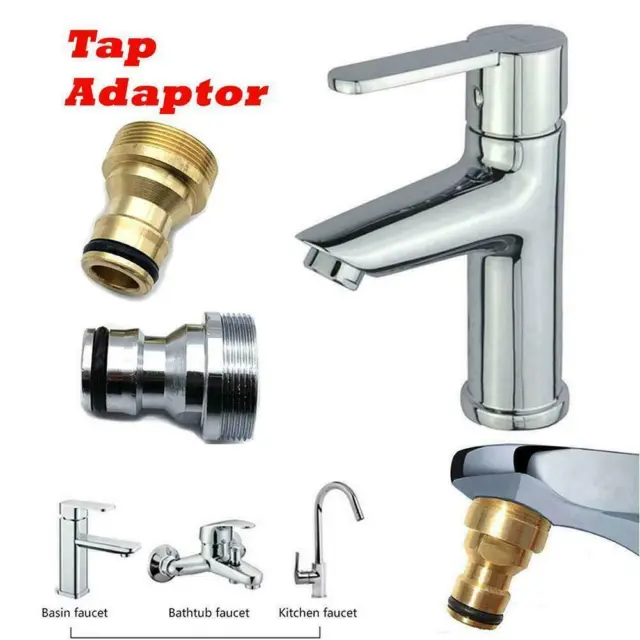 Universal Kitchen Tap Connectors Mixer Garden Hose Adaptor Pipe Joiner D0X7