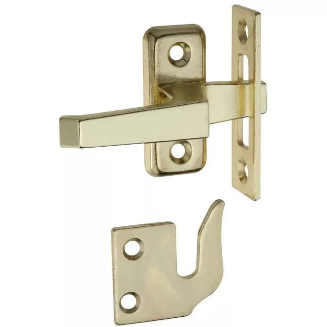 National Hardware N150-003 Wood Casement Fastener Bright Brass