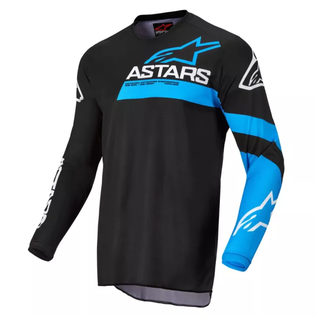 Alpinestars Jersey fluid Chaser Motocross MX Vélo - Noir/Bleu