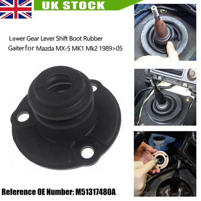 LOWER GEAR LEVER Shift Gearshift Boot Gaiter For Mazda MX5 MK1 ＆ MK2