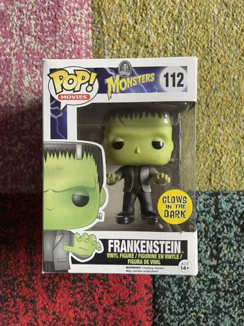 Funko Pop! Frankenstein; Monsters Movies #112 Vaulted - Glow in the Dark Used