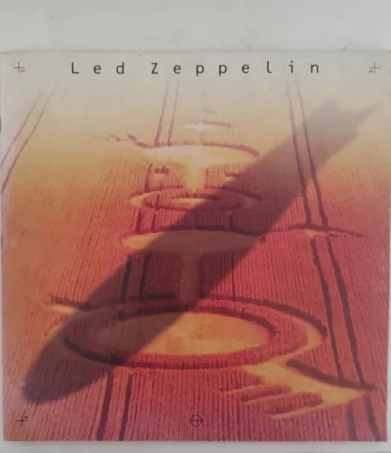 1990 Led Zeppelin Light And Shade By Cameron Crowe Music Booklet From Vinyl LP