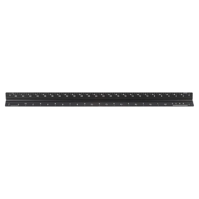 THREE-EDGED RULER ARCHITECTURAL Triangular Measurements Scale Rulers £ ...