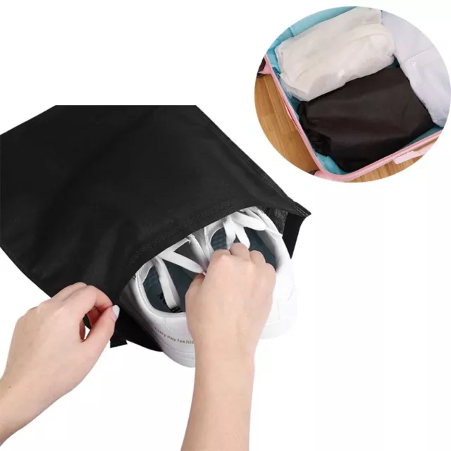 Home Carry Sack Portable Drawstring Shoes Bag Storage Pouch Protector Container