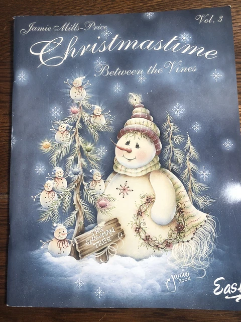 NAVIDAD ENTRE LAS VIÑAS Vol. 3 libros de pintura decorativa J. Mills-precio
