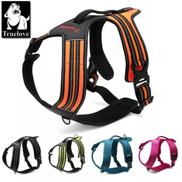 Truelove Nylon Reflective No Pull Dog Harness Adventure Pet Vest with Handle