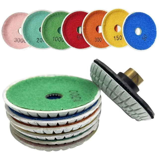 Diamond Sanding Pad Wet Polishing Wheel Bowl-shaped Curved Soft Grinding Disc