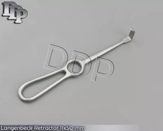 Langenbeck Retractor 11 x 50 mm Surgical Dental Maxillofacial Implant Instrument