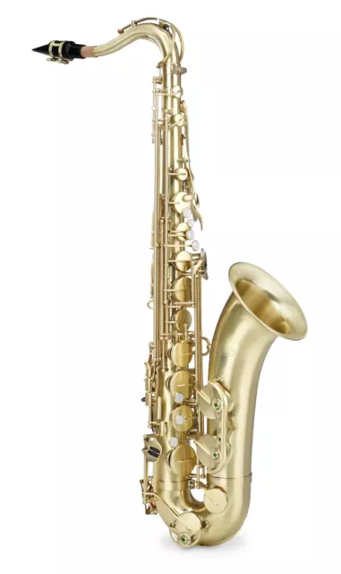 Tenor Saxophon Sax Saxofon Bb Stimmung Koffer Mundstück Blatt Brushed Zubehör