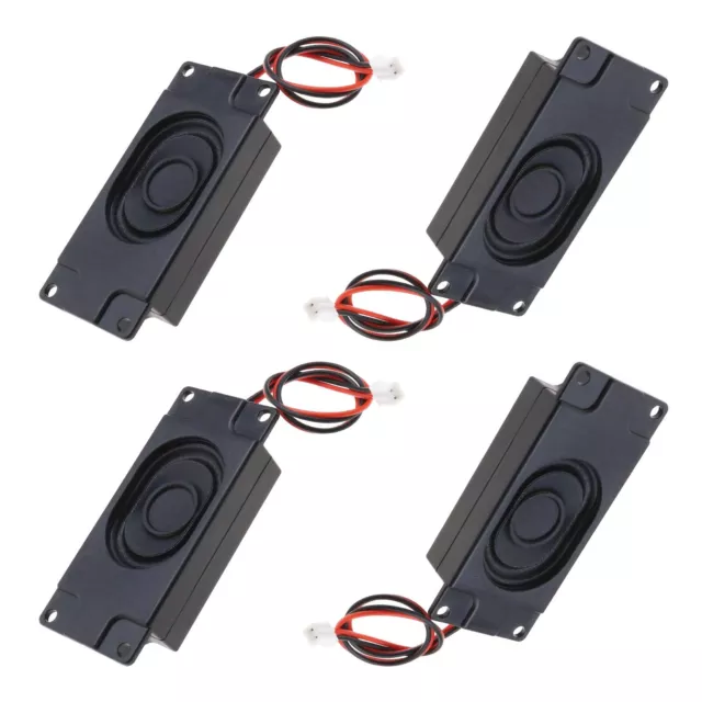4 Stück Mini Lautsprecher mit 48cm Kabel 2W 8 Ohm Elektronischer DIY Projekte
