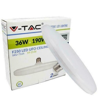 Aigostar 2 LAMPADINE LAMPADINA LED E27 UFO 15W 3000K LUCE CALDA Ø 130MM AIGOSTAR 