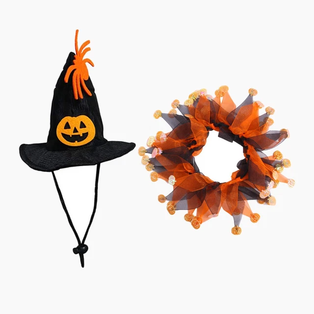 Halloween Haustierkostüm Set Schwarz Lustige Kleidung Für Weihnachten 4