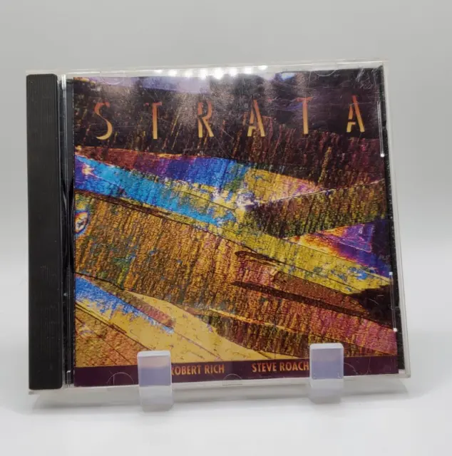 Strata - Robert Rich & Steve Roach (CD) 1990 Hearts of Space