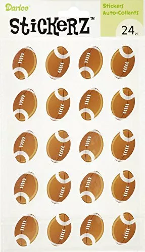 Darice Football Stickers Party Accessory