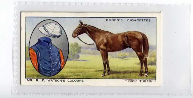 (Jg2951) OGDENS,PROMINENT RACEHORSES OF 1933,DICK TURPIN,1934,#11