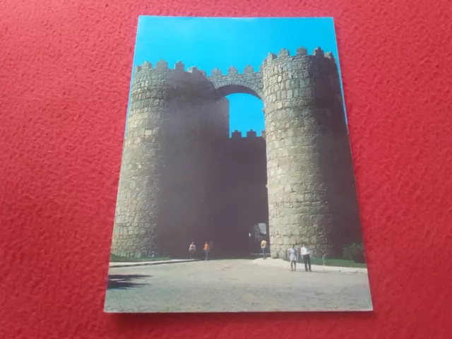 Tarjeta Tipo Postal Murallas De Ávila ? Confitería Iselma Yemas De Ávila Muñoz..