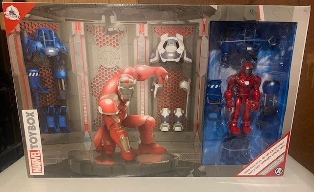 Disney Store Marvel Toybox Iron Man Hall Of Armor Play Set Avengers 2020
