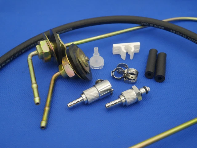 Diesel Air Heater Generic DIY Fuel Tank Kit - Metal Quick Disconnect