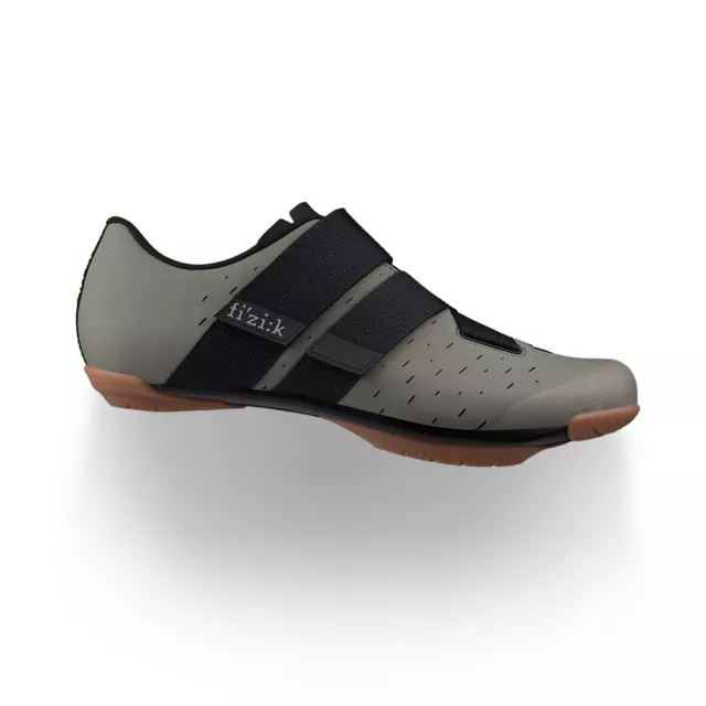 Fizik Terra Powerstrap X4 Schlamm/Karamell 44.5 Mountain Schuhe