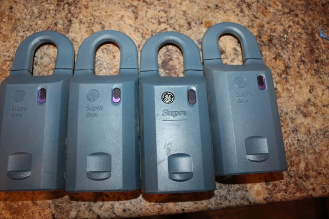 Lot of 4 SUPRA iBox LE Bluetooth Smart Real Estate Lockbox