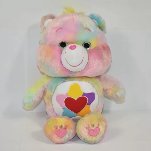 Care Bears True Heart Plush Bear Toy Heartstart 2019 30cm Rainbow