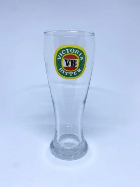 Vintage VB Victoria Bitter 285ml Beer Glass Barware Collectible Australian