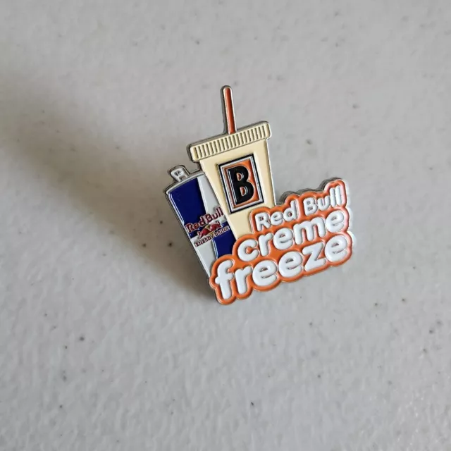 Red Bull Energy Drink Creme Freeze Lapel Pin Rare